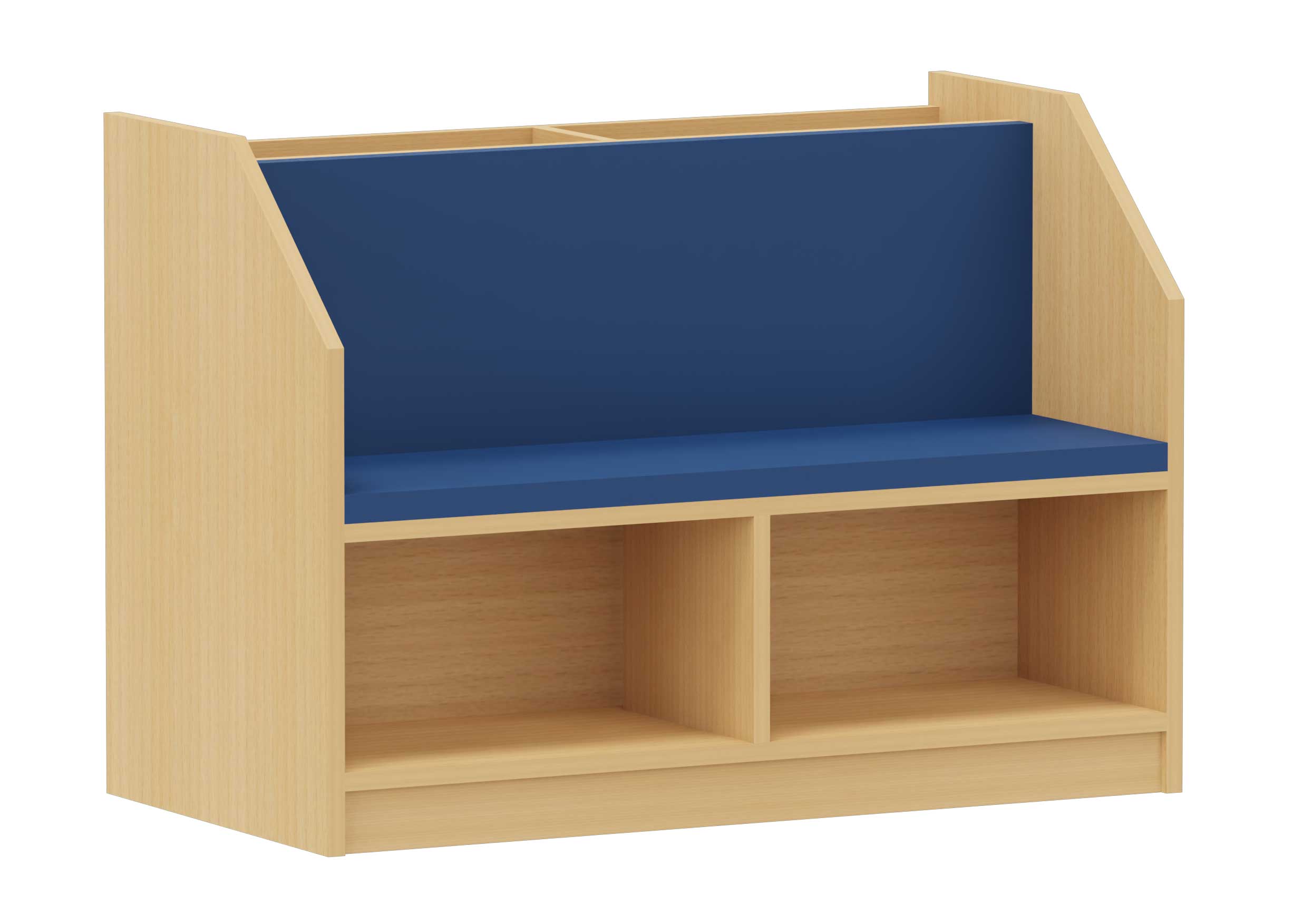 Bücherbank mit Polster, Breite 100 cm