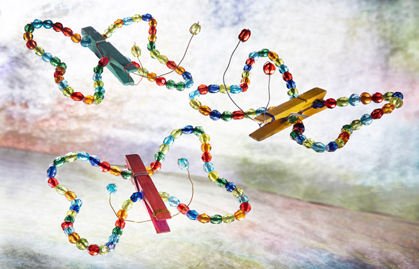 Diamantperlen Schmetterling aus Diamantperlen