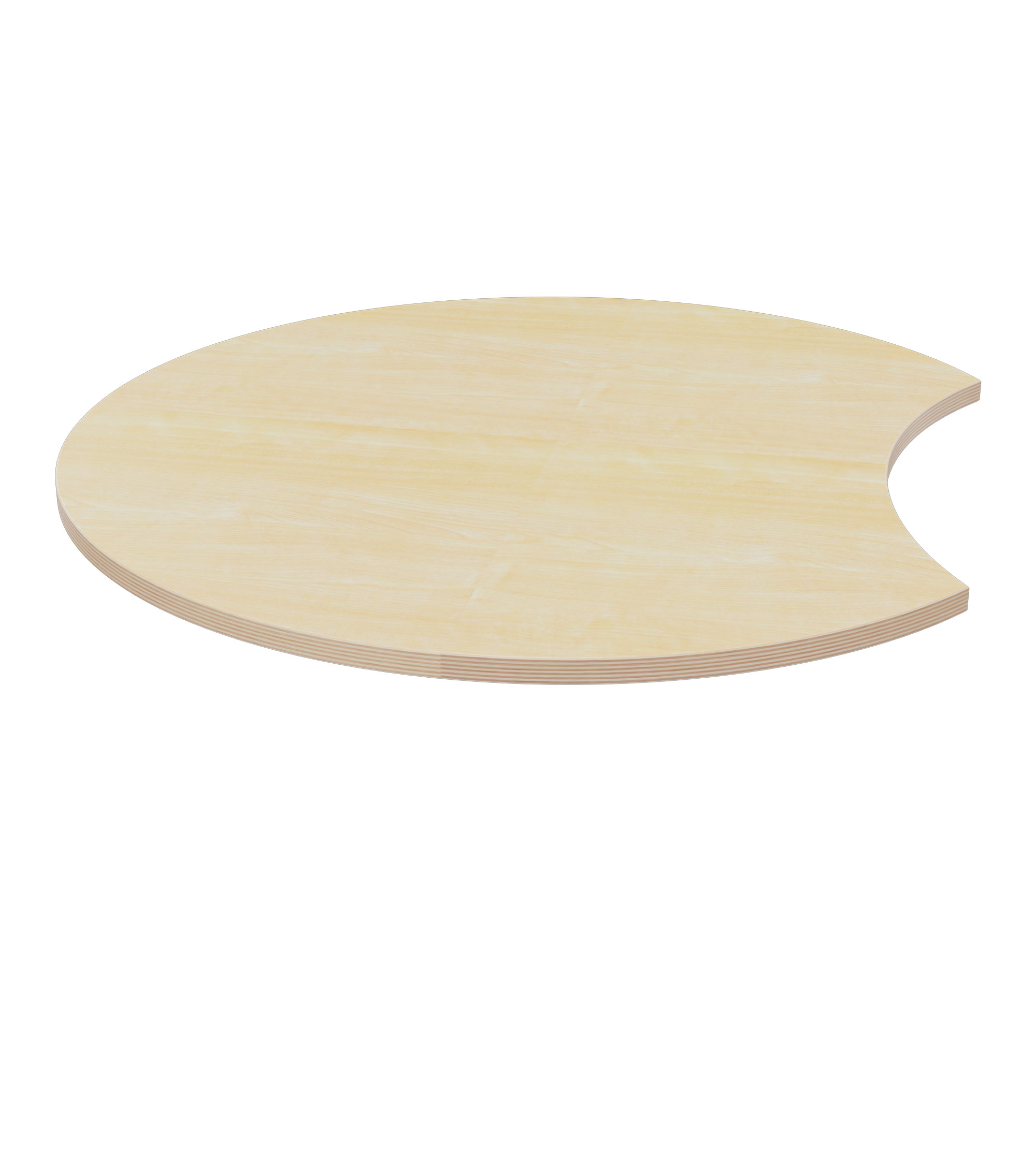 Tischplatte Doki als Variabler Ø 100 cm