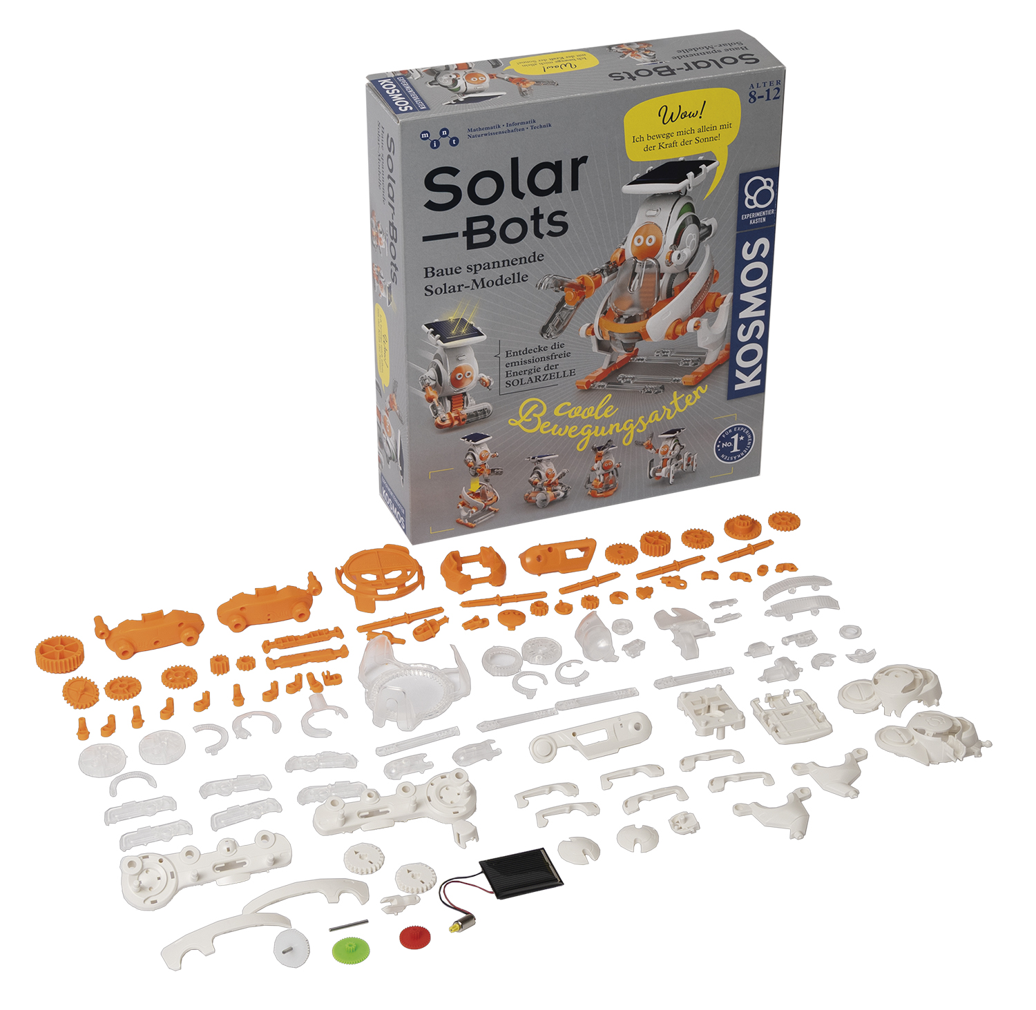 Experimentier-Kasten „Solar- Bots: Baue spannende Solar-Modelle"