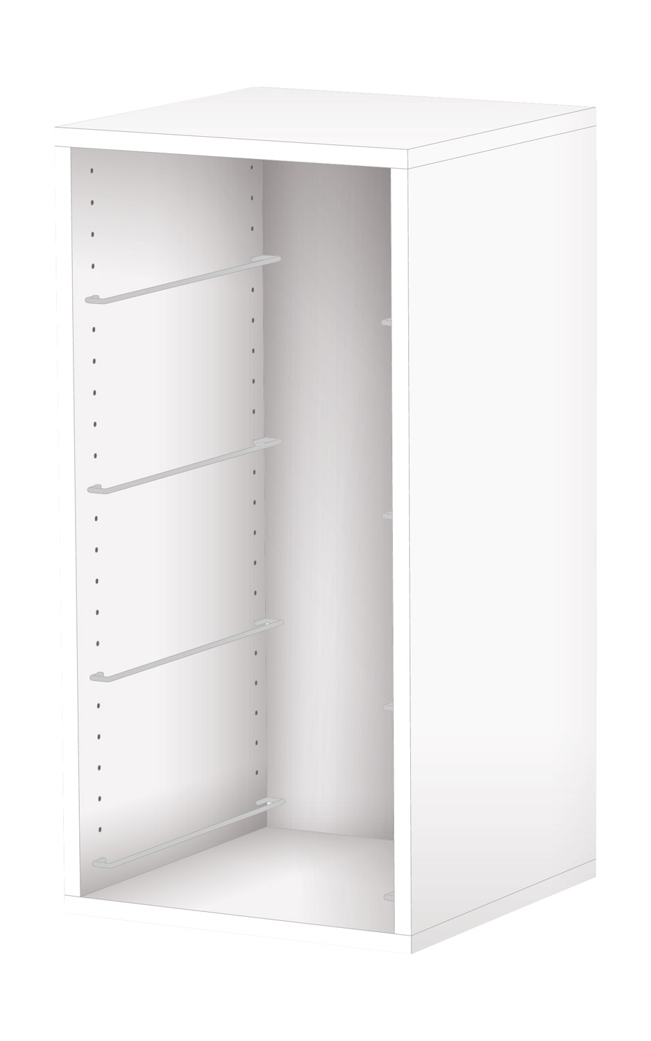Regal hoch, Breite 40 cm Regal hoch, Breite 40 cm