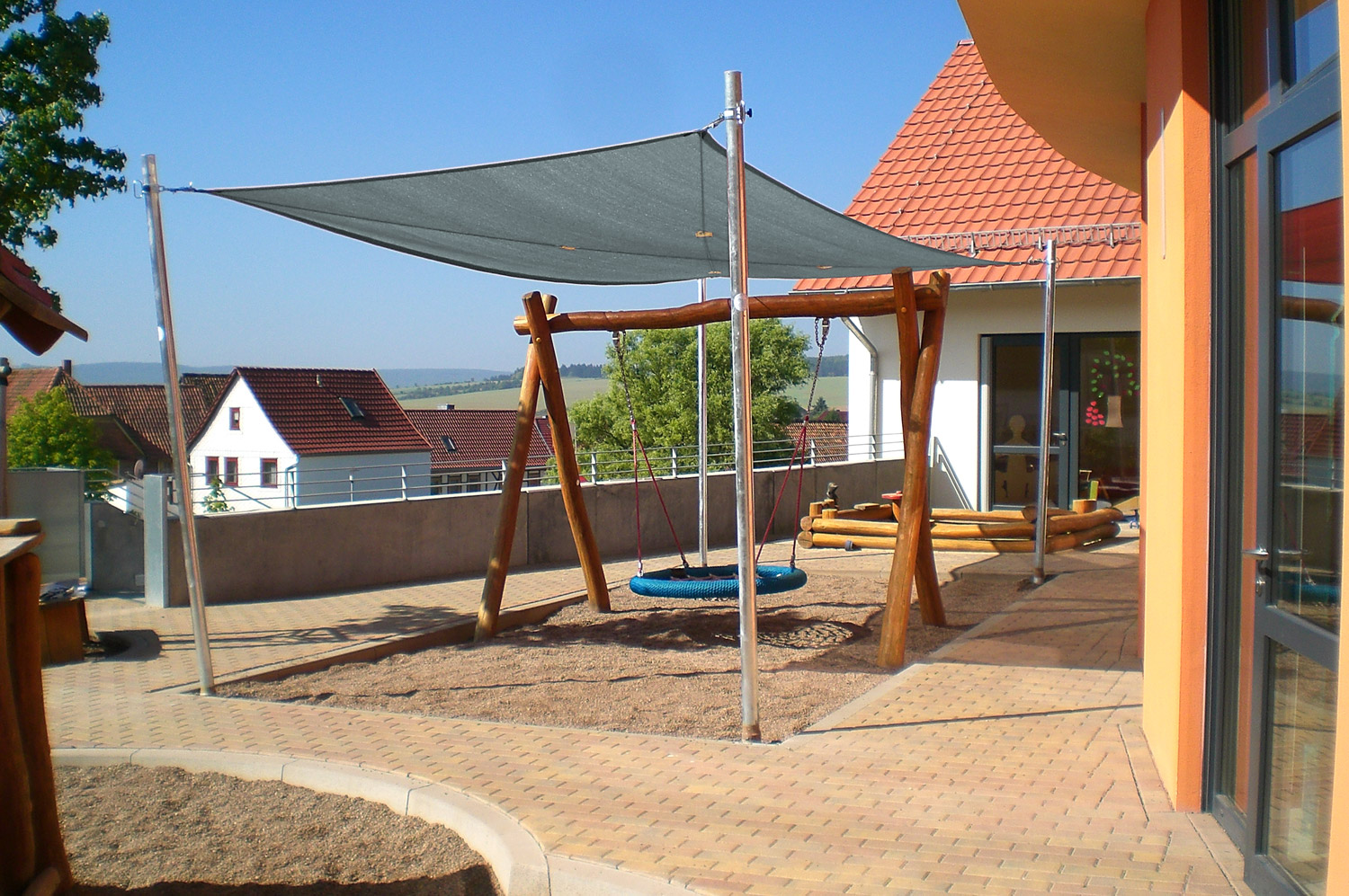 Sonnenschutz 5 x 4 m silber