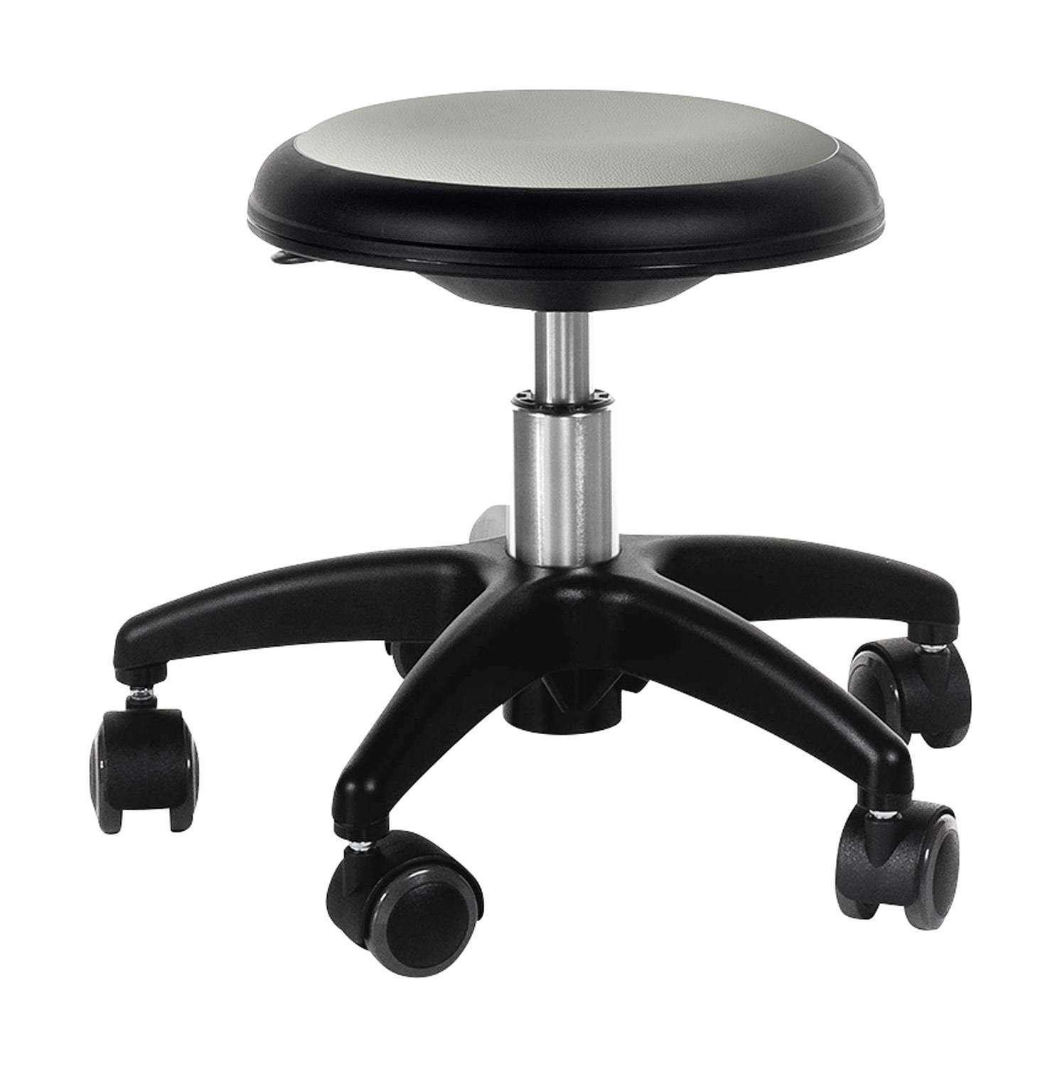 Rollhocker ohne Rückenlehne