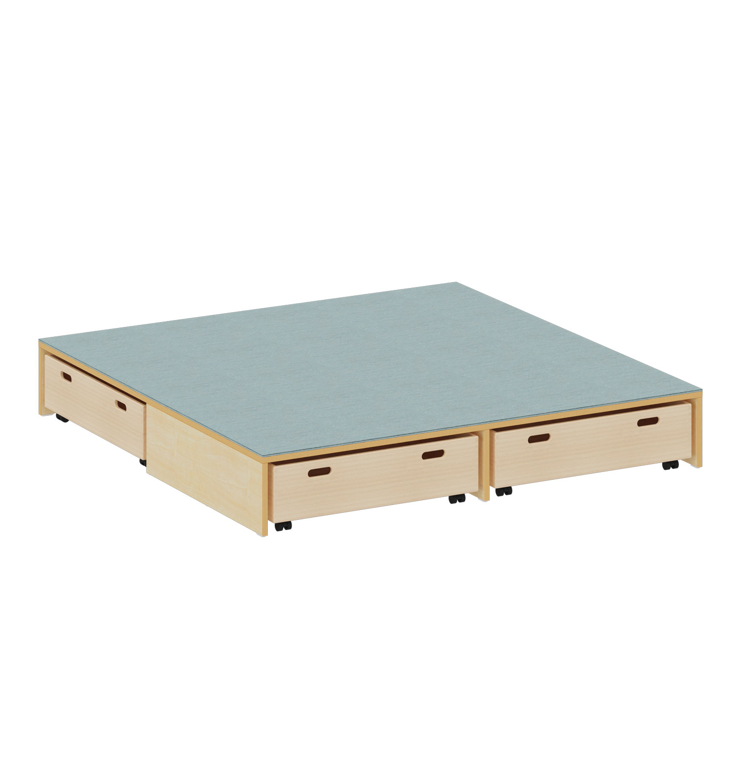 XXL Podest eisblau