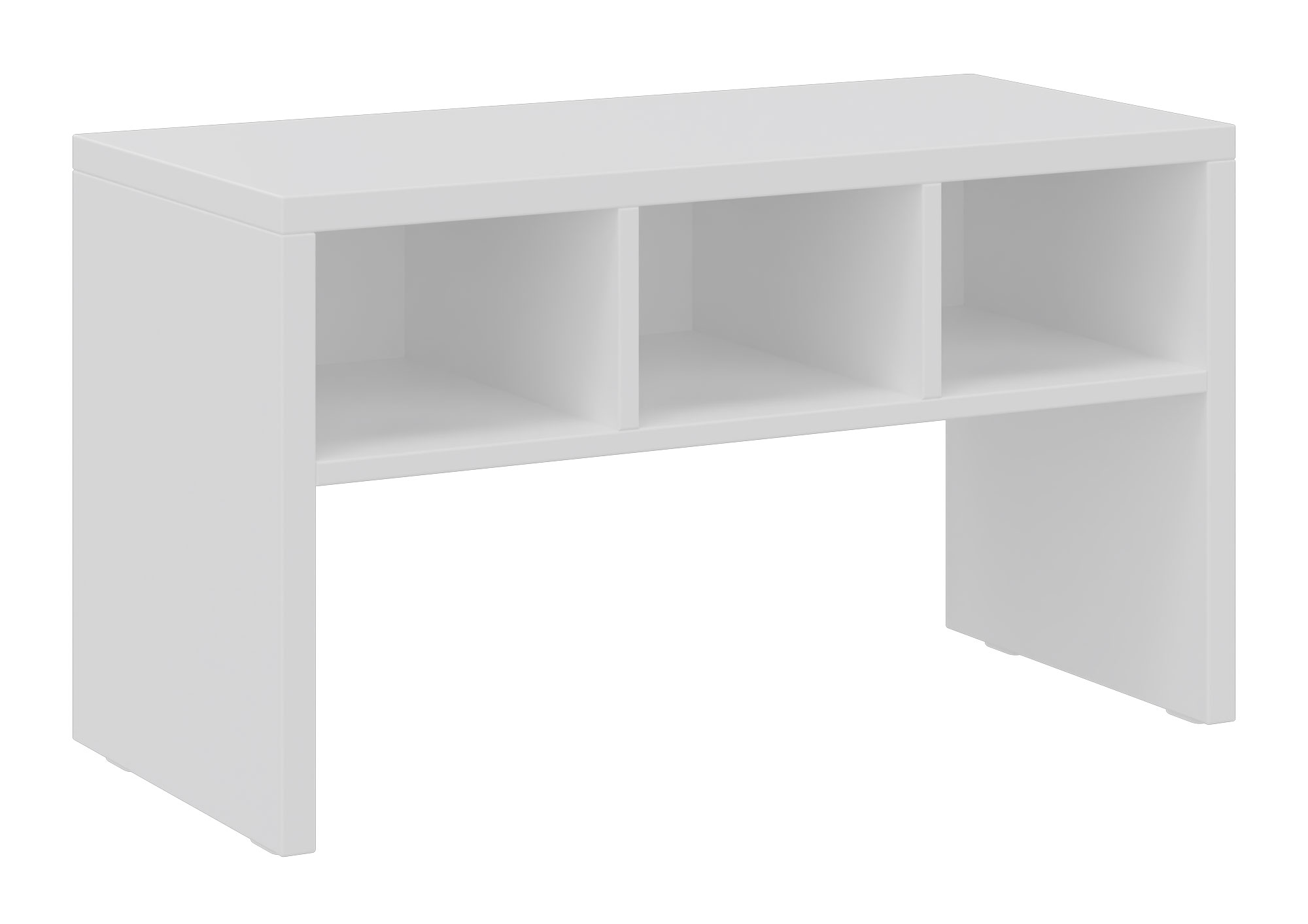 hej Garderobenbank T mit Fächern Höhe 43 cm, Breite 67,3 cm, weiß Dekor
