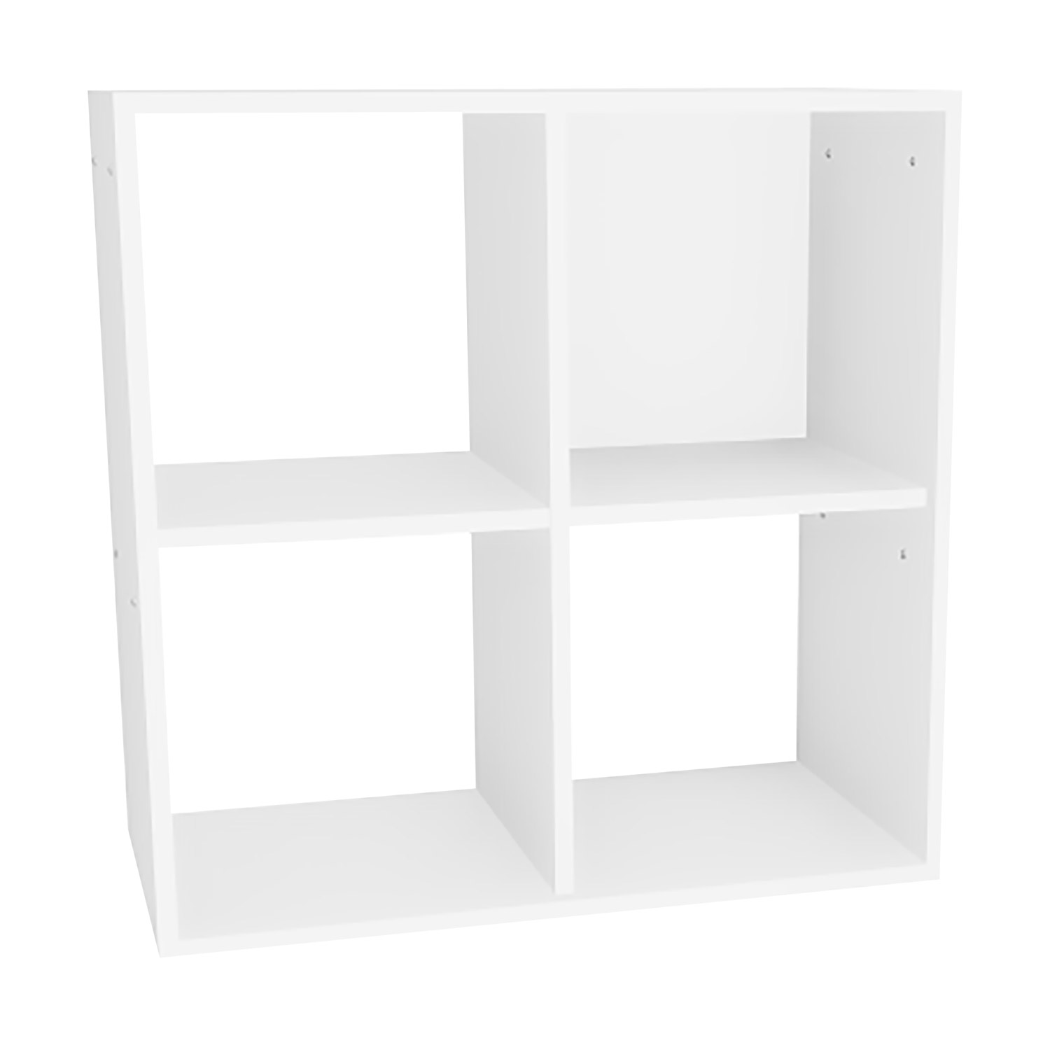 Regal groß mit Kreuzteilung mit weißer Rückwand rechts oben, Breite 80 cm Regal groß mit Kreuzteilung mit weißer Rückwand rechts oben, Breite 80 cm