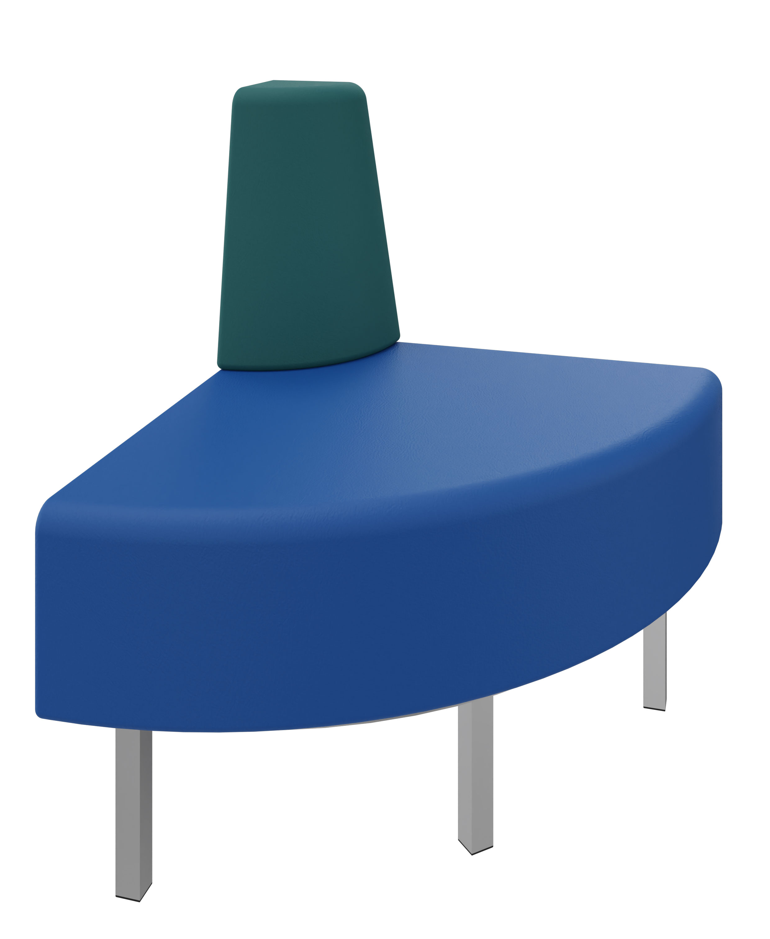 Litti Außeneckelement SOFTSKIN royalblau / petrol
