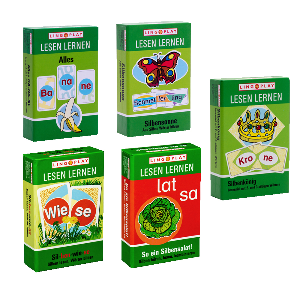 Lernspiel-Paket: Silben lesen