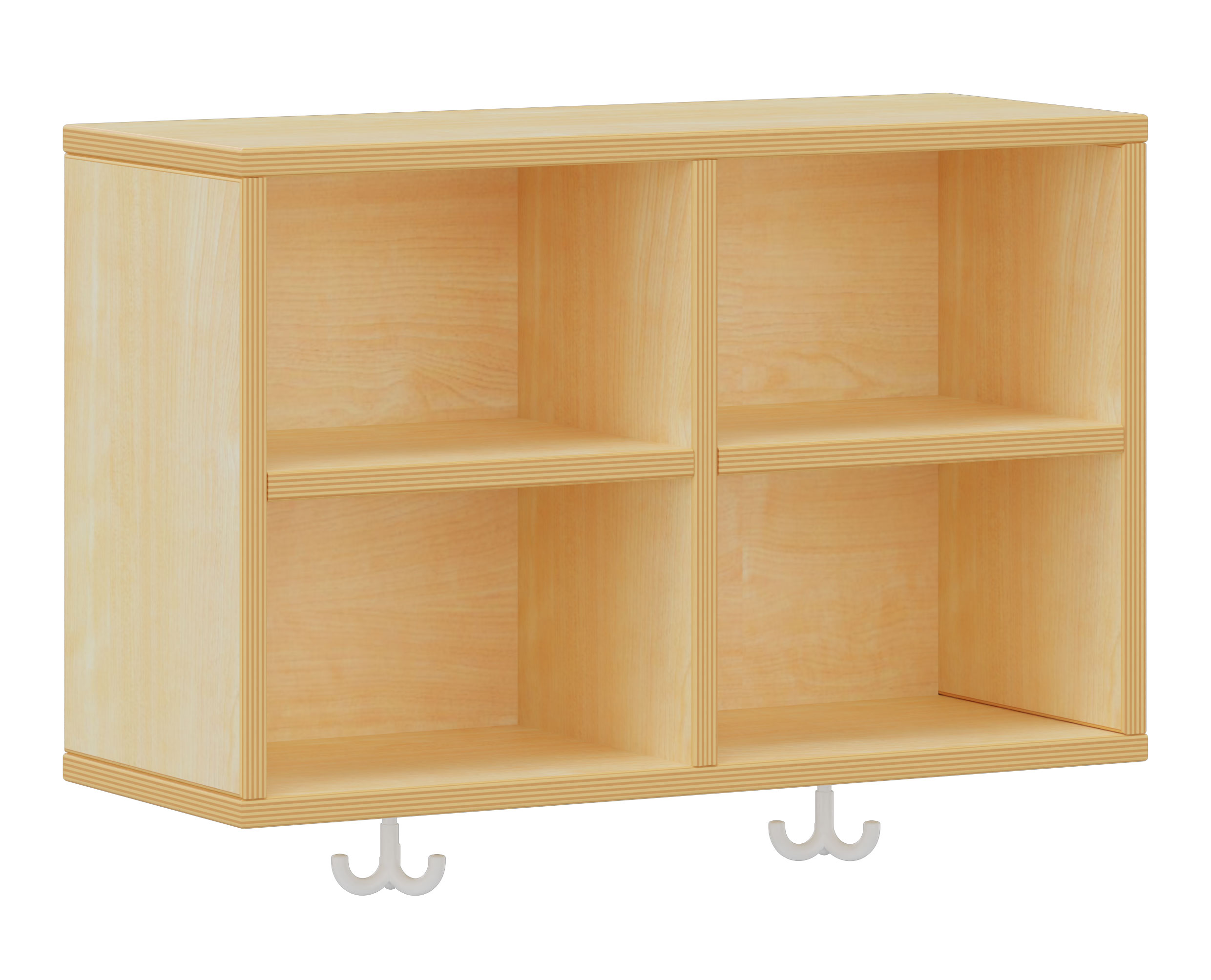 hej Hängegarderobe M mit 31,2 cm Fachbreite, 2 Doppelfächer