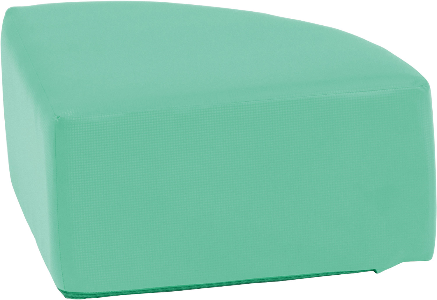 Hocker Viertelkreis türkis Hocker Viertelkreis türkis