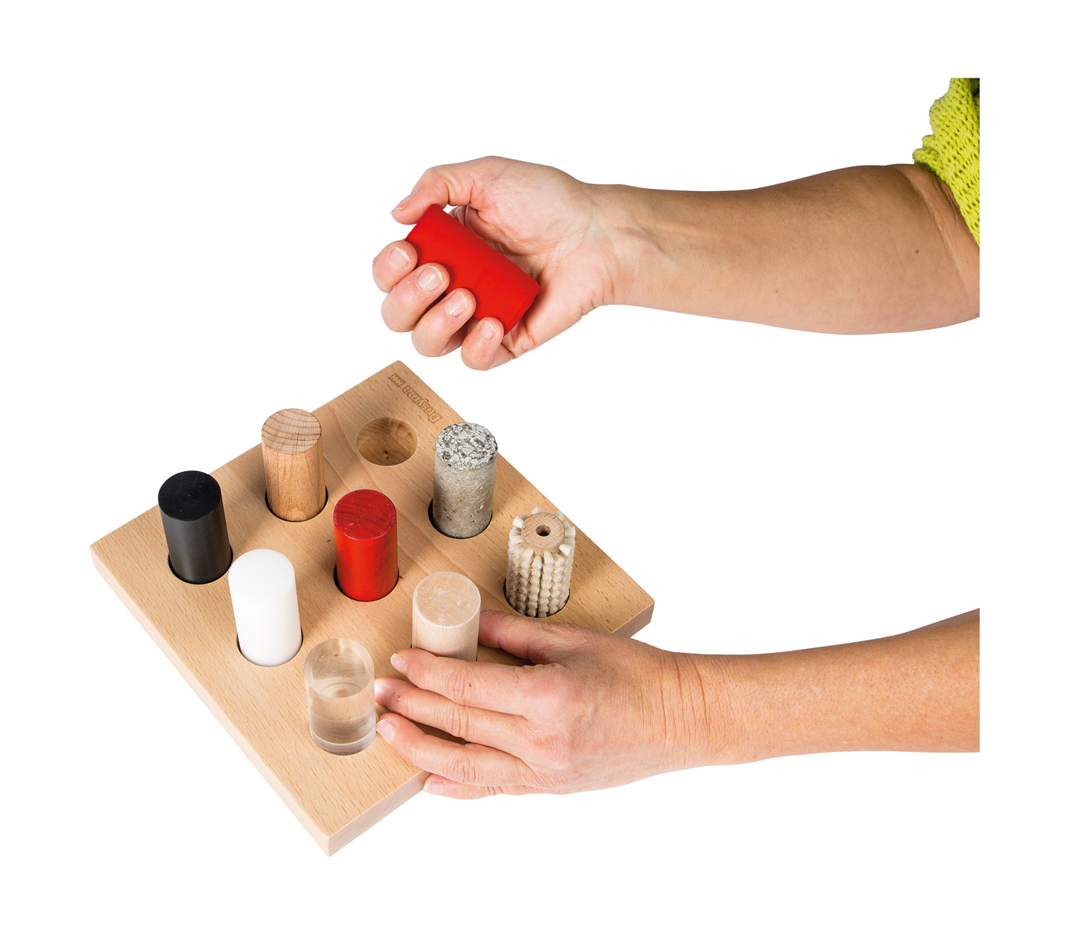 Steckbrett Materialerfahrung