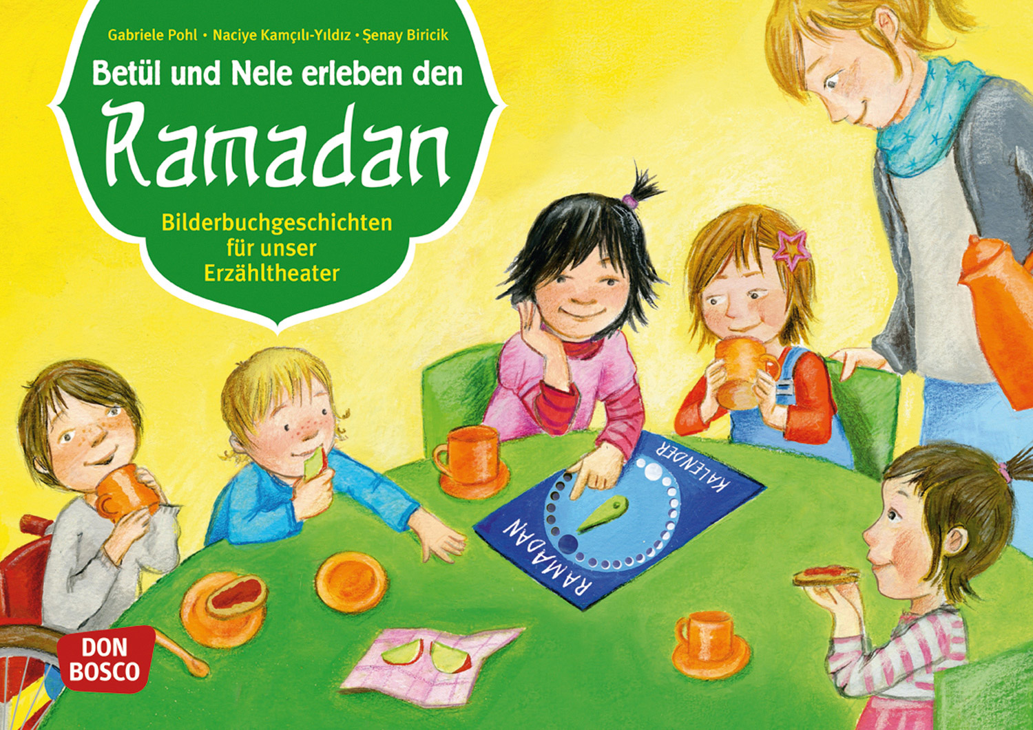 Kamishibai Bildkarten: Betül und Nele erleben den Ramadan