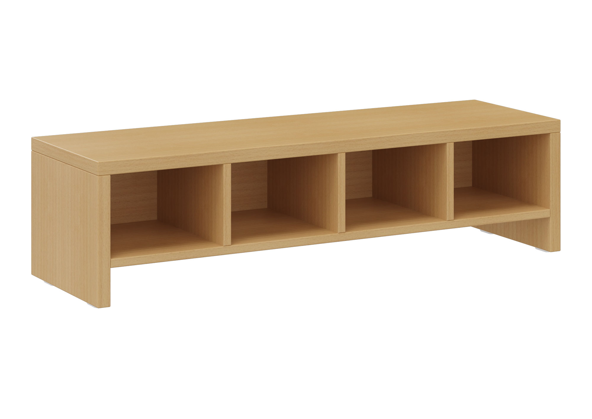 hej Garderobenbank T mit Fächern Höhe 26 cm, Breite 100 cm, Buche Dekor