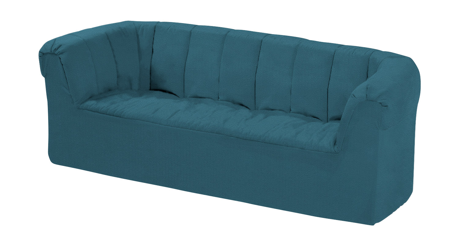 Dreisitzer Sofa Softskin petrol