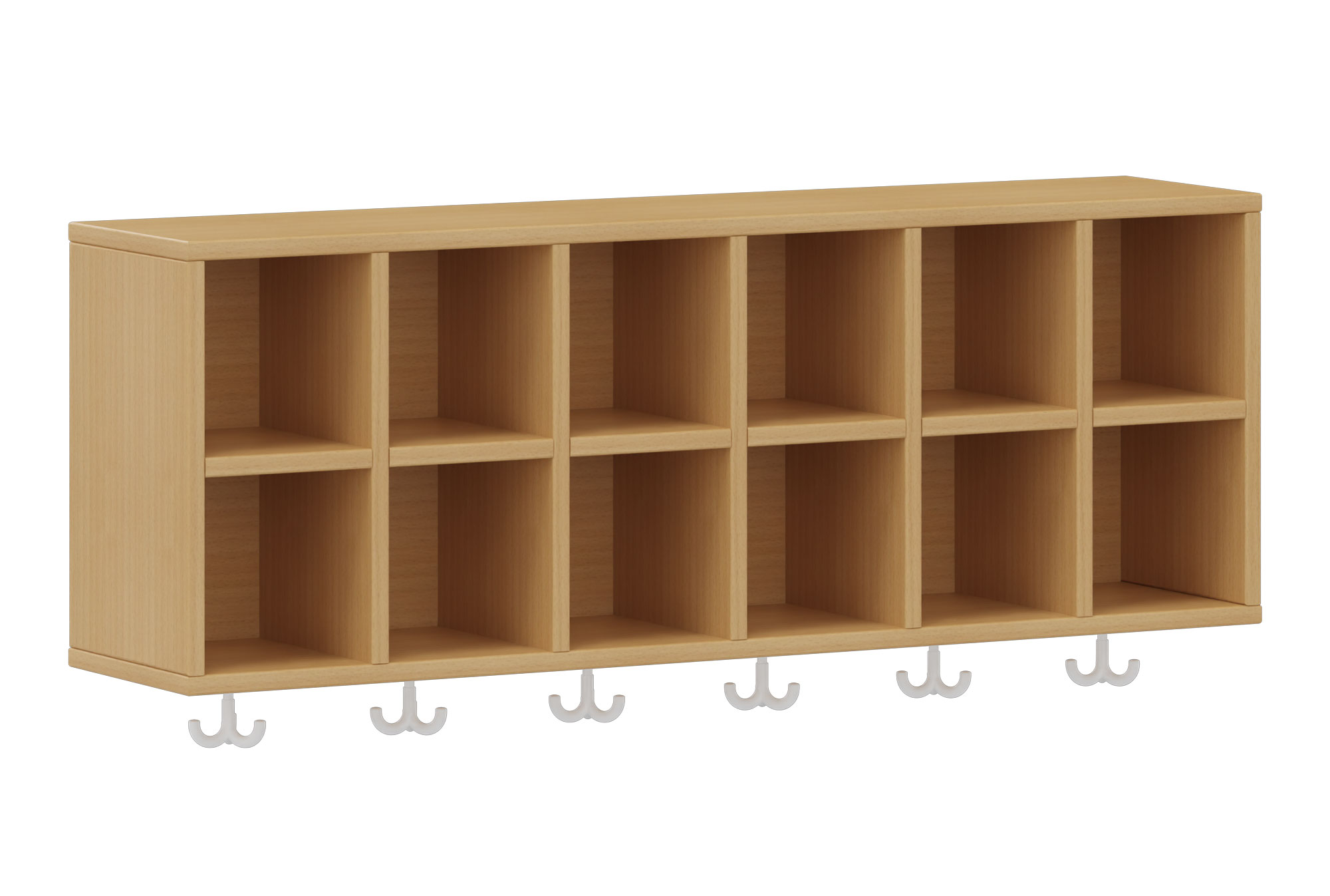 hej Hängegarderobe M mit 18,1 cm Fachbreite, 6 Doppelfächer