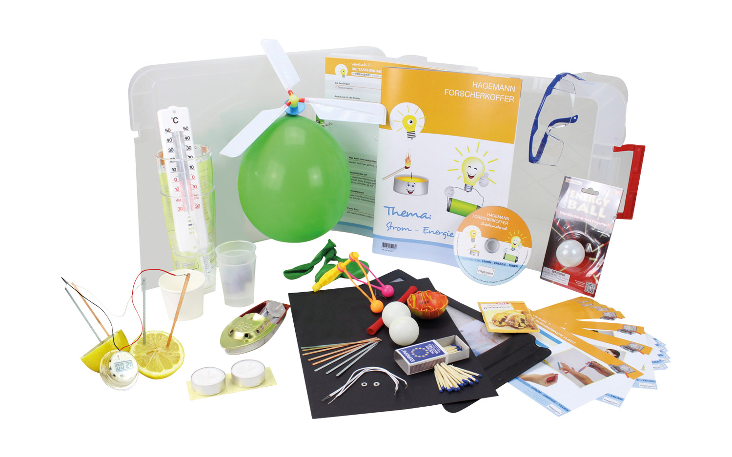 Forscherkoffer Strom-Energie-Feuer