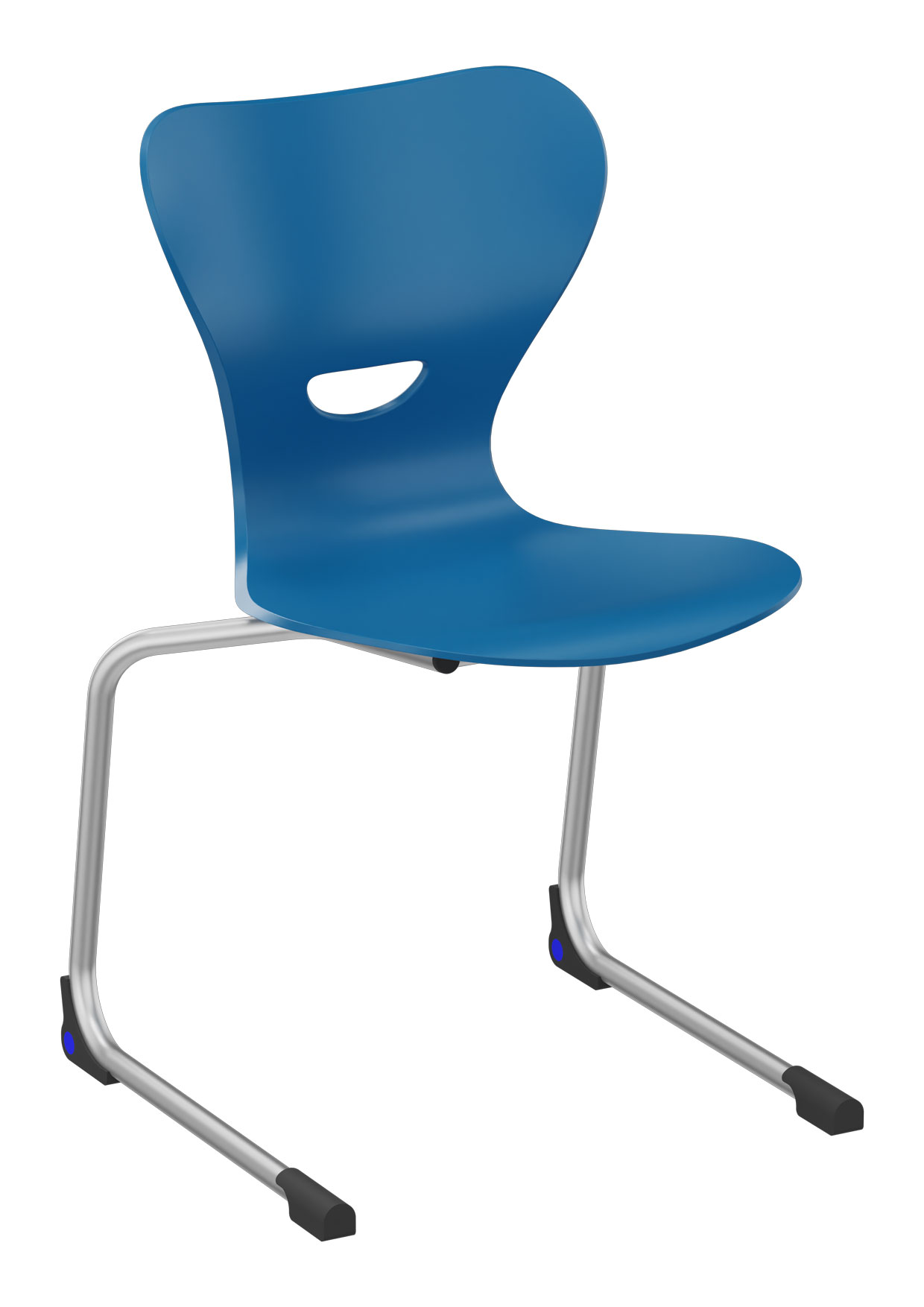 Schulstuhl Nick blau