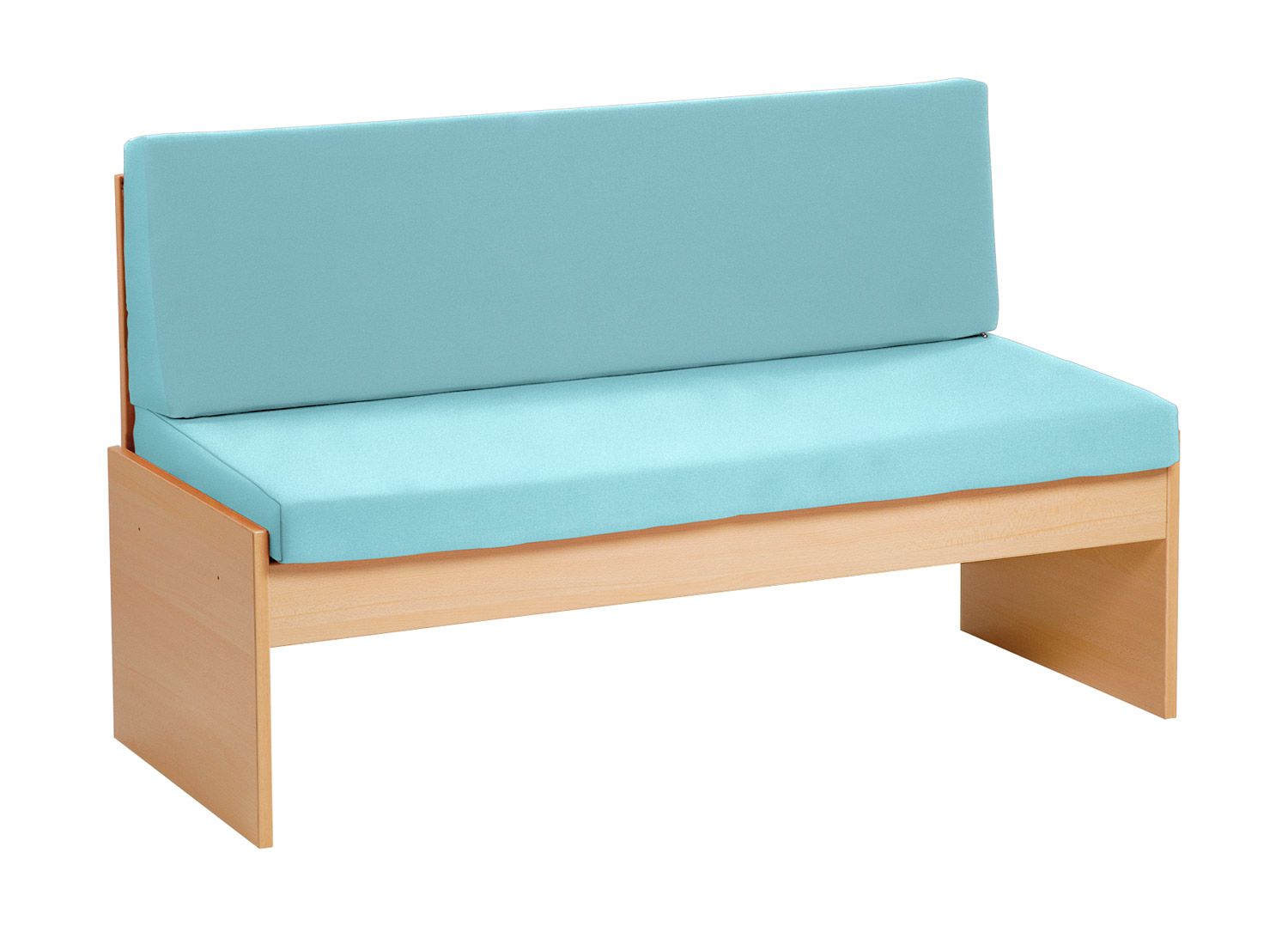 Polsterbank Softskin eisblau