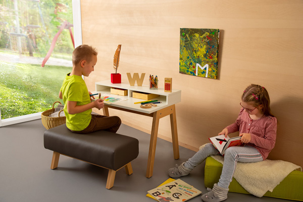 kowidu Büroecke Kinder beim Rollenspiel in der kowidu Büroecke