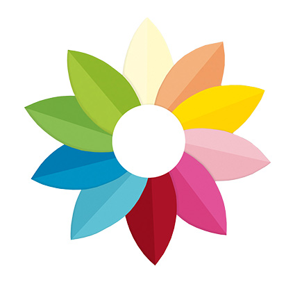 Color-Bastelkarton 10 Farben