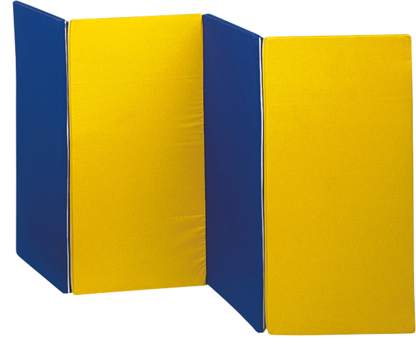 Klappturnmatte blau/gelb