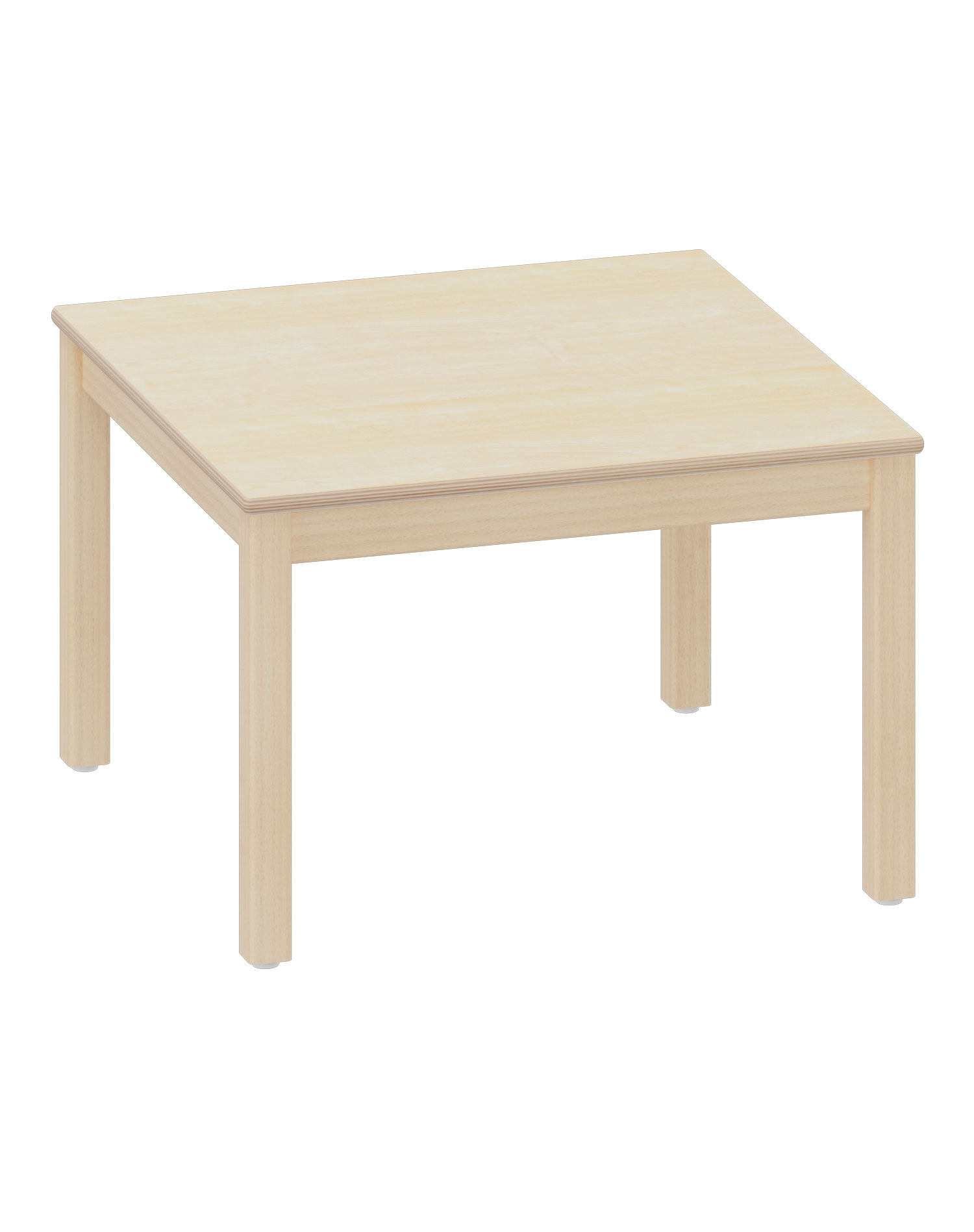 Quadrattisch 80 x 80 cm Kindergarten