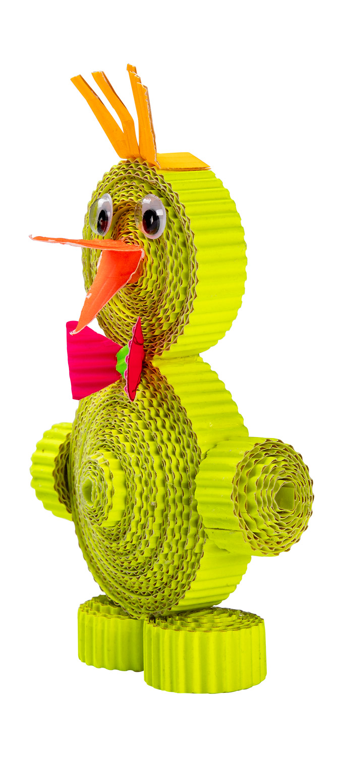Bastelwellpappe Leuchtfarben