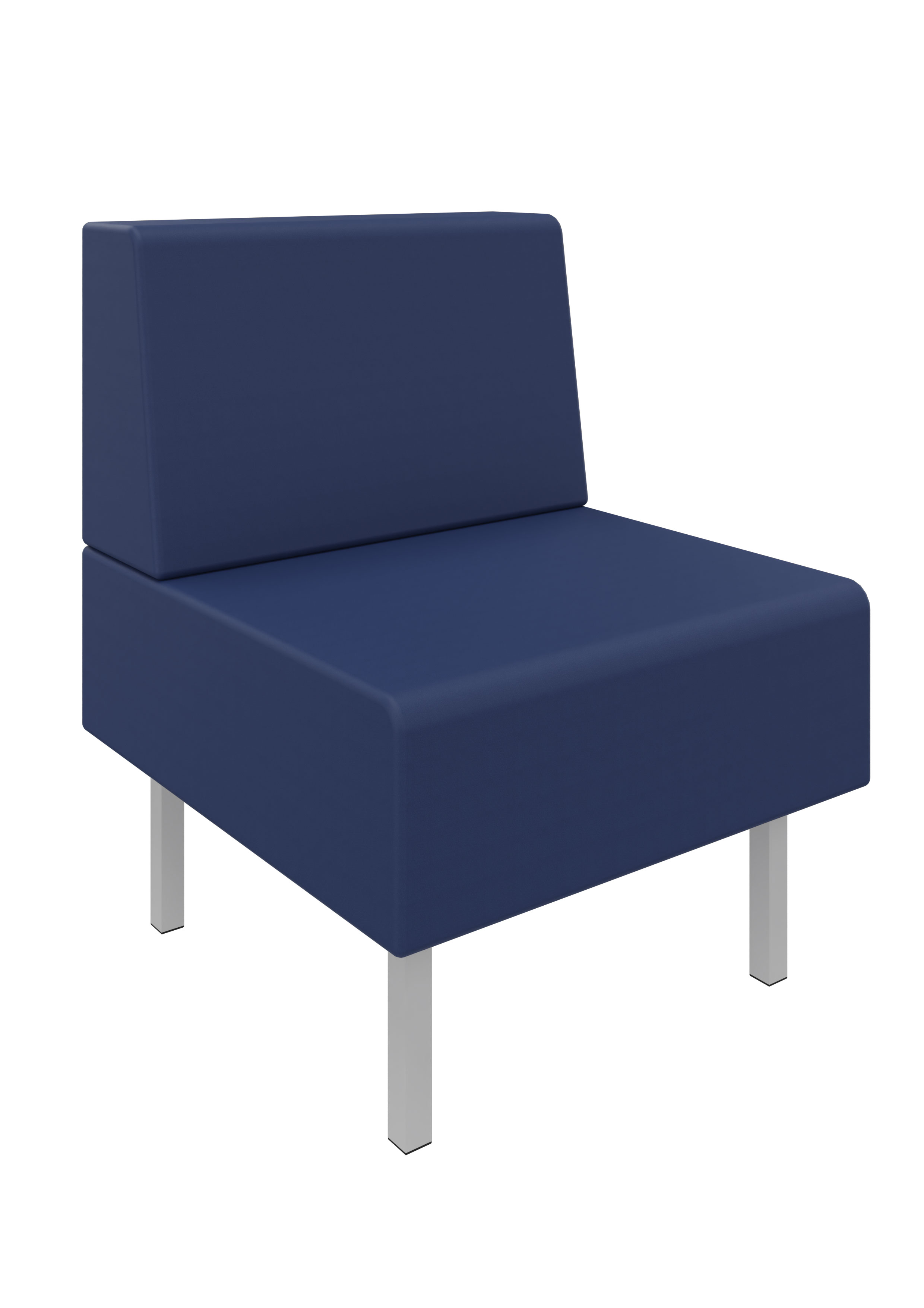 Litti Sessel SOFTSKIN dunkelblau / dunkelblau