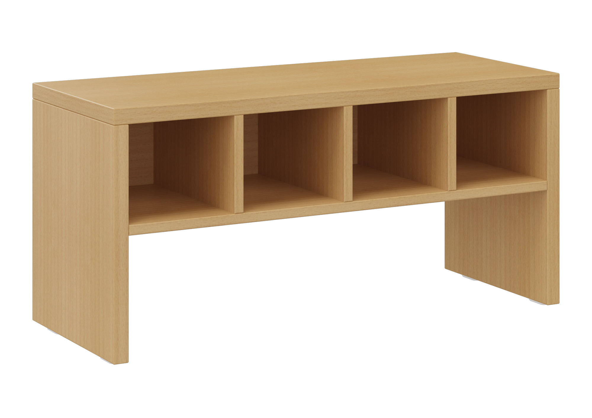 hej Garderobenbank T mit Fächern Höhe 28 cm, Breite 80 cm, Buche Dekor