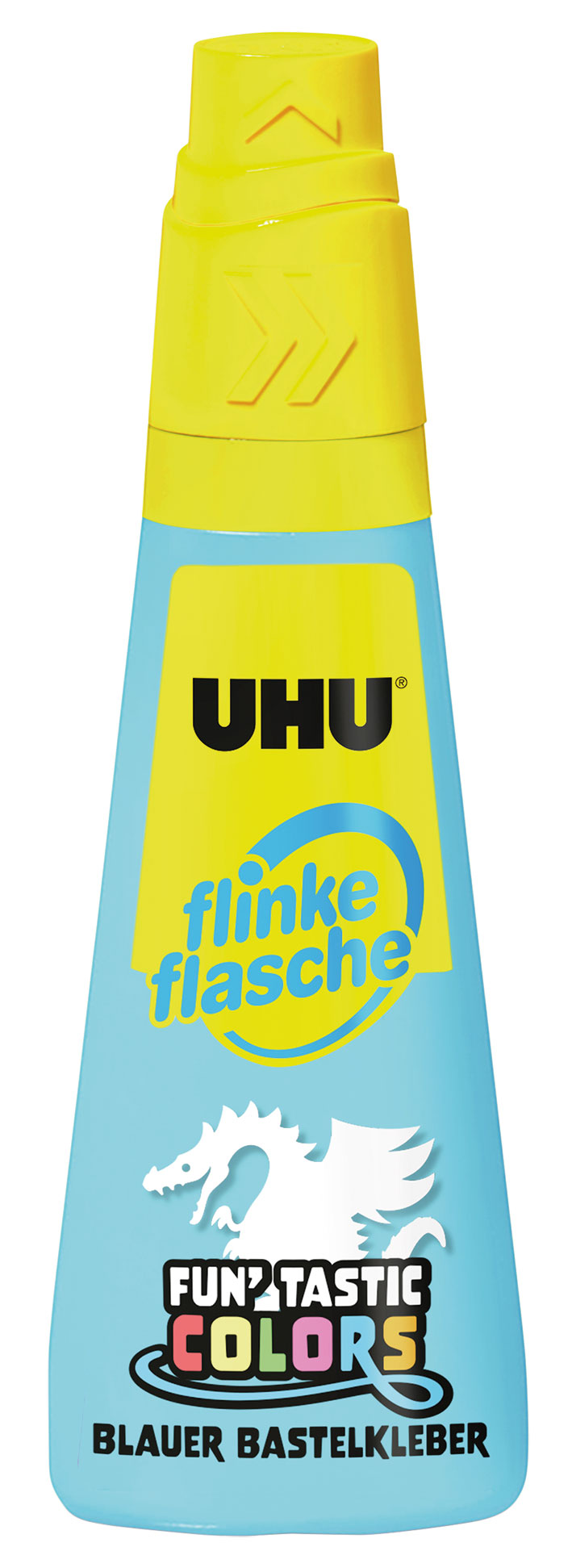 UHU® flinke flasche, farbiger Bastelkleber 104g