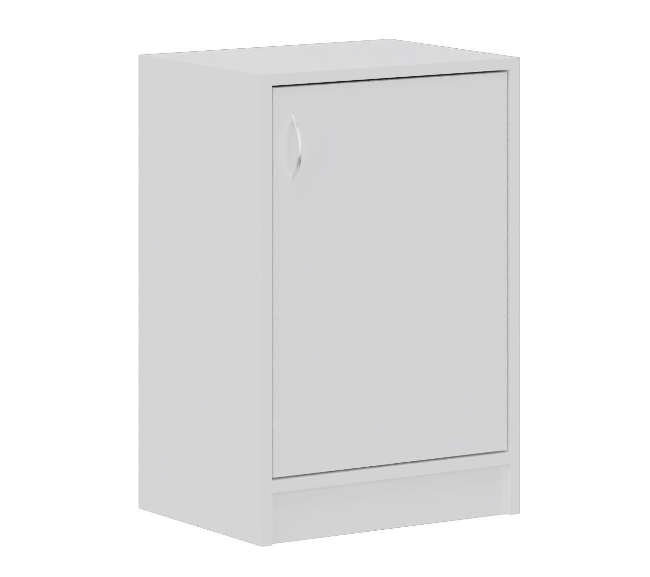 Halbschrank mit Türe, Breite 51 cm Türanschlag rechts