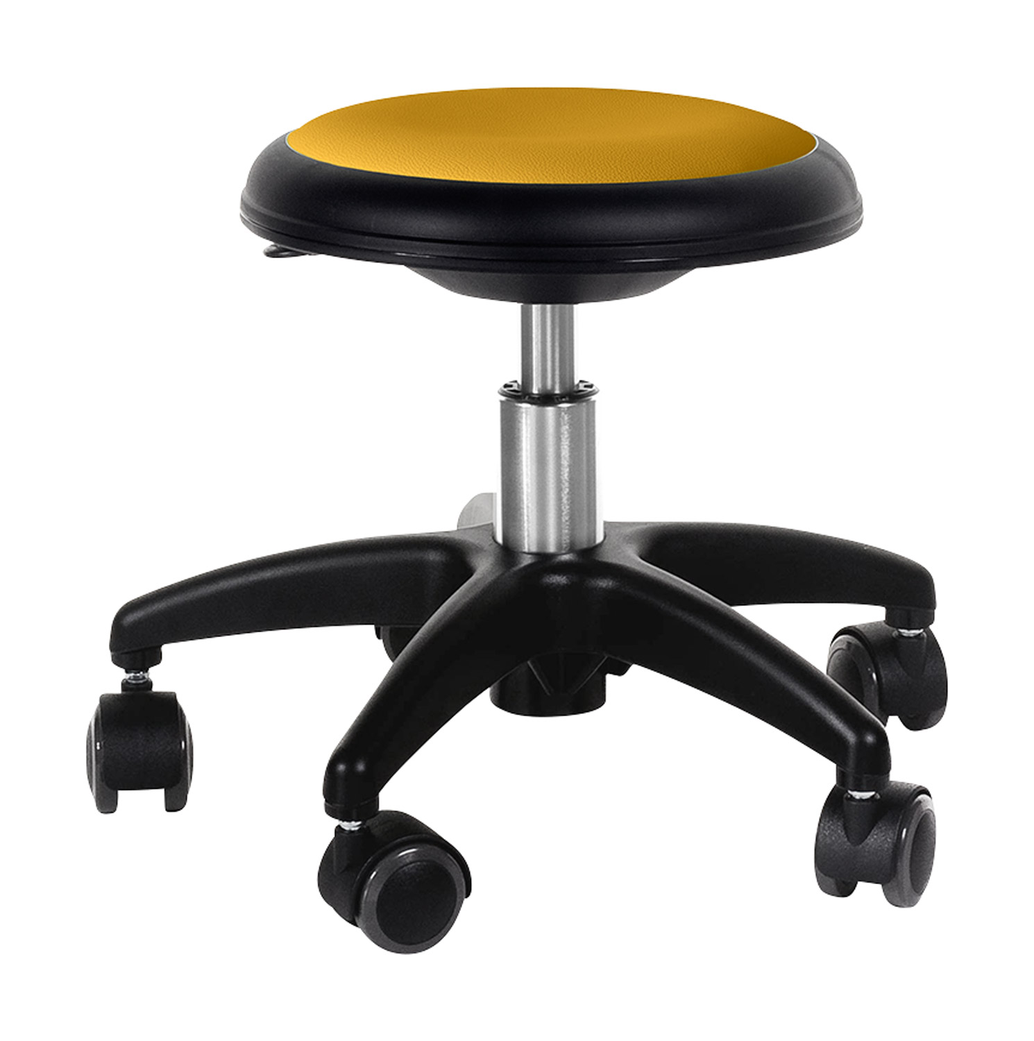 Rollhocker ohne Rückenlehne