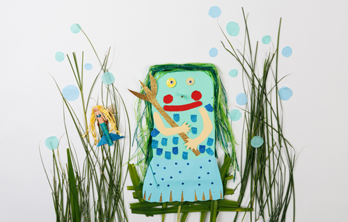 Wassermann und Nixe
