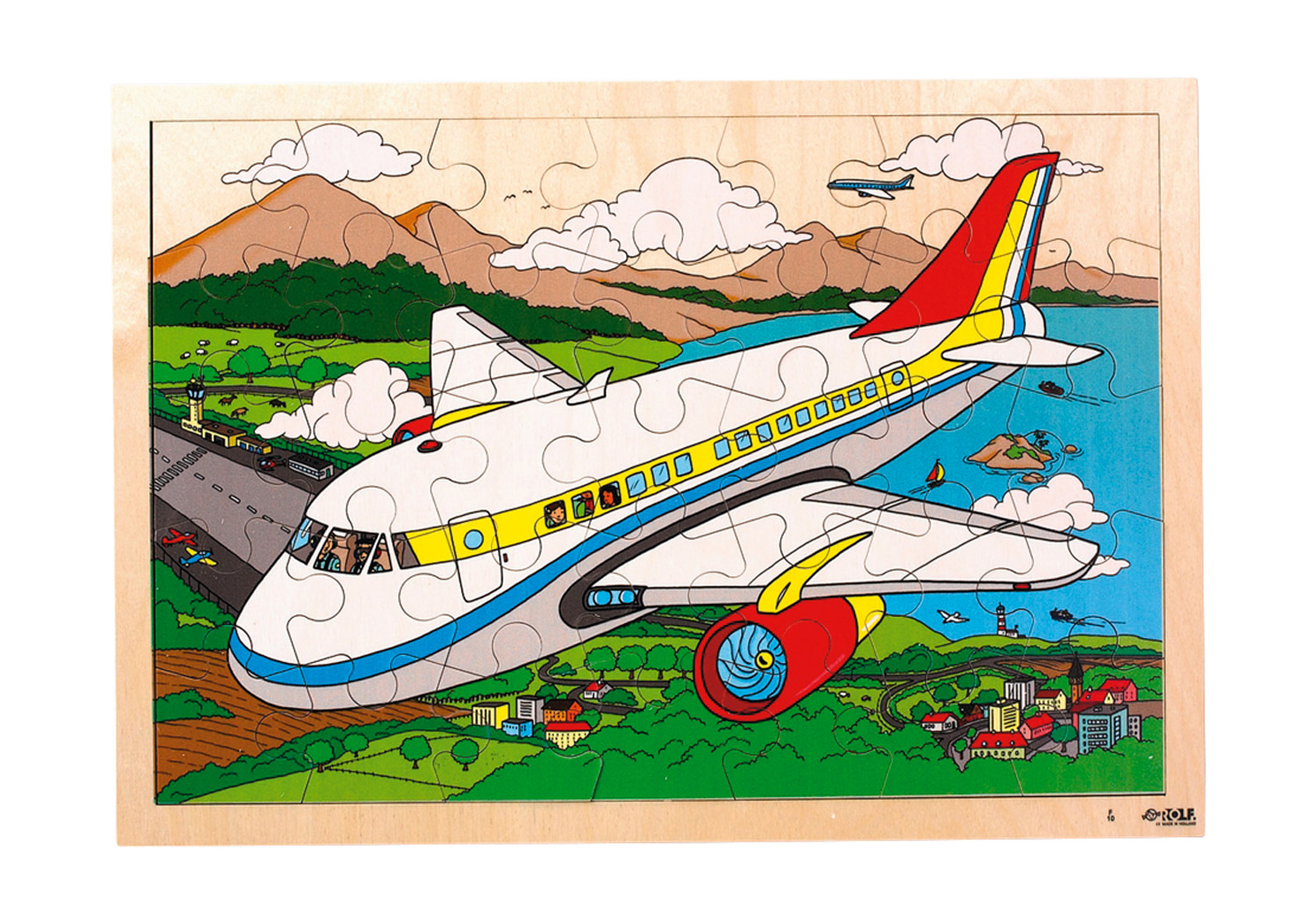 Lagenpuzzle Flugzeug