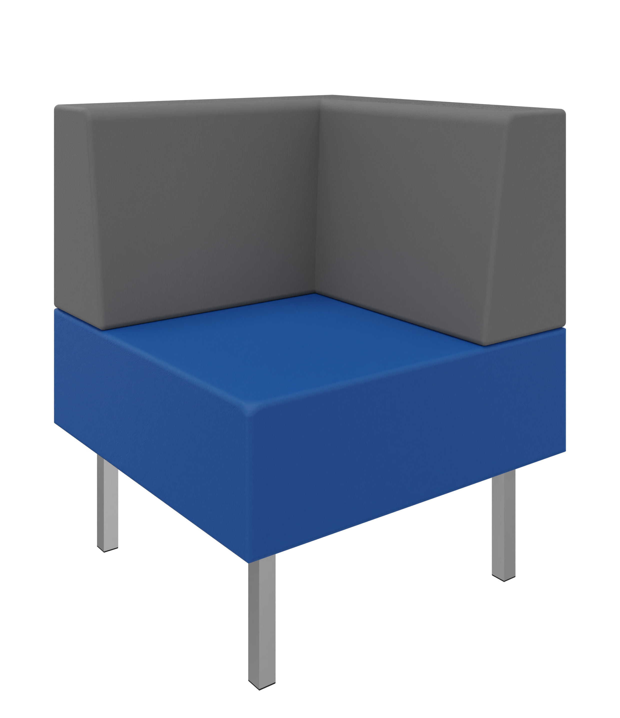 Litti Eckelement SOFTSKIN royalblau / grau