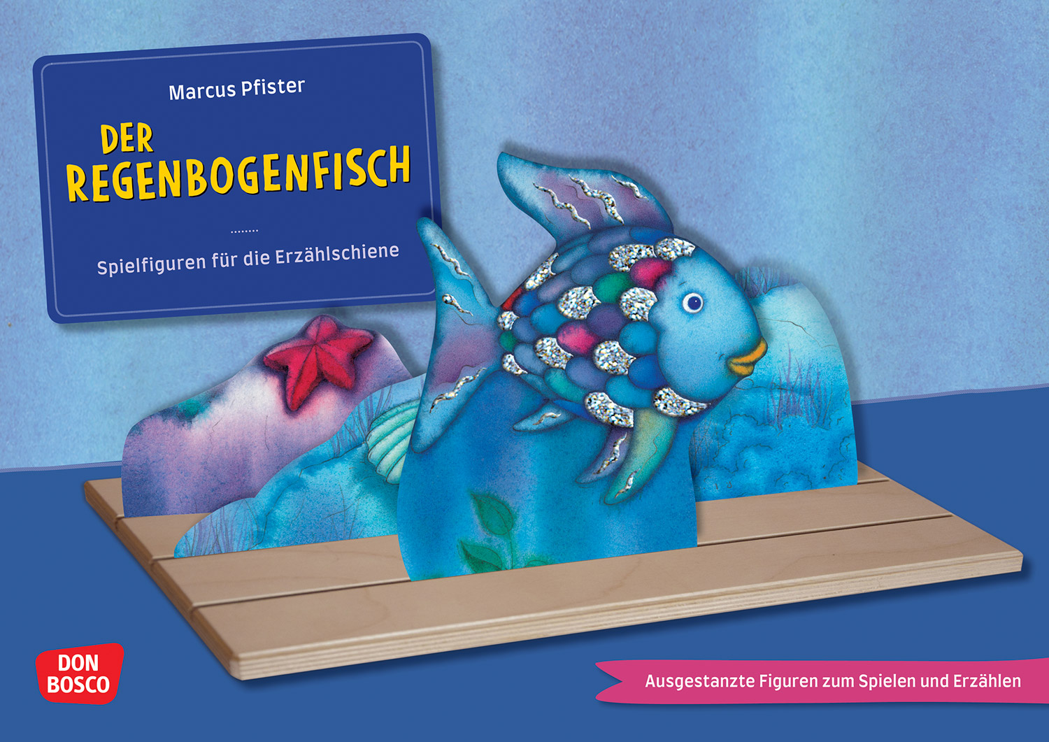 Erzählschiene Spielfiguren: Der Regenbogenfisch