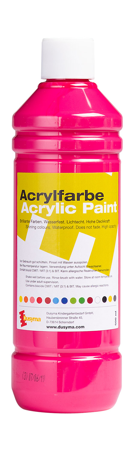 Acrylfarbe pink