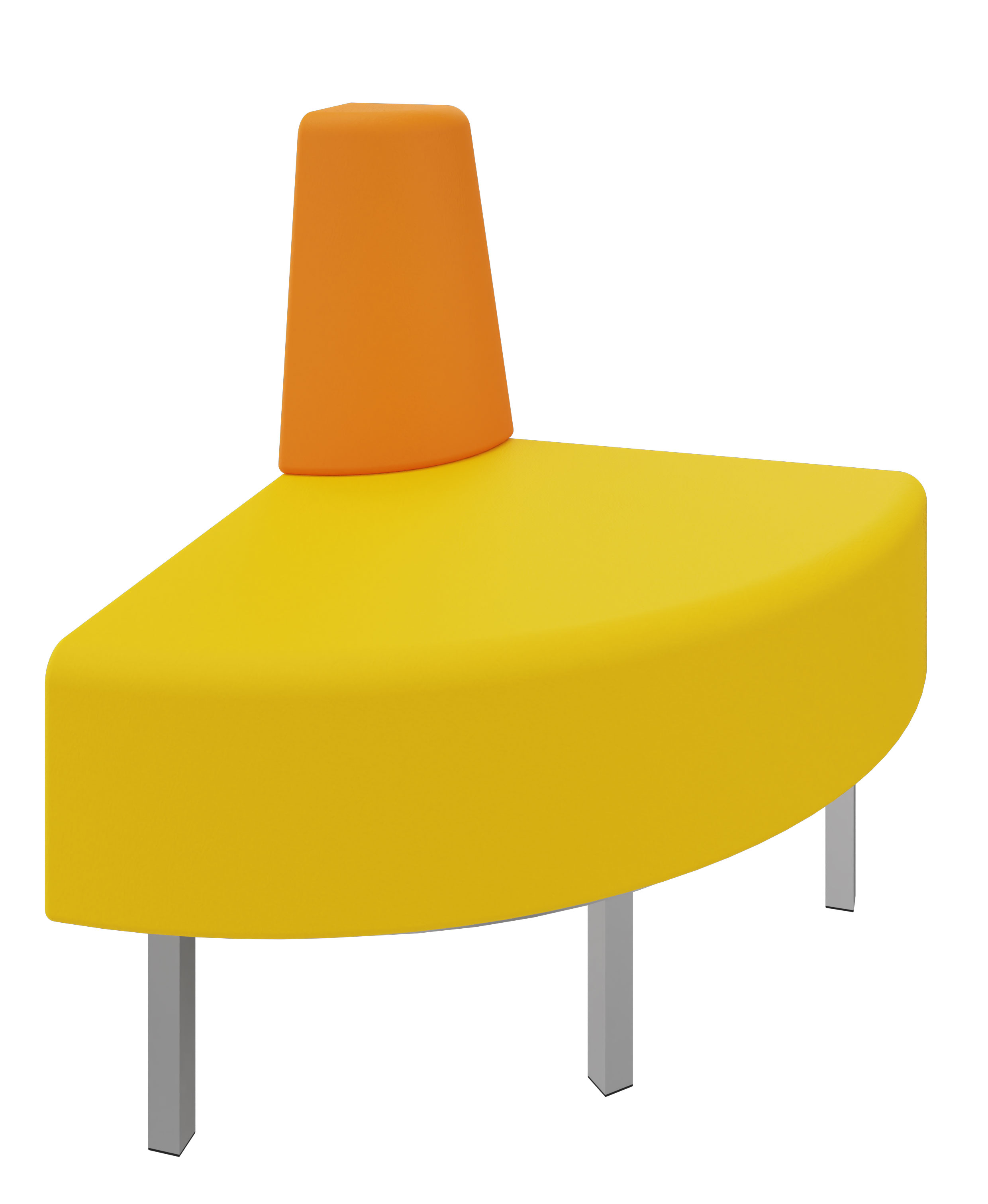 Litti Außeneckelement SOFTSKIN gelb / orange