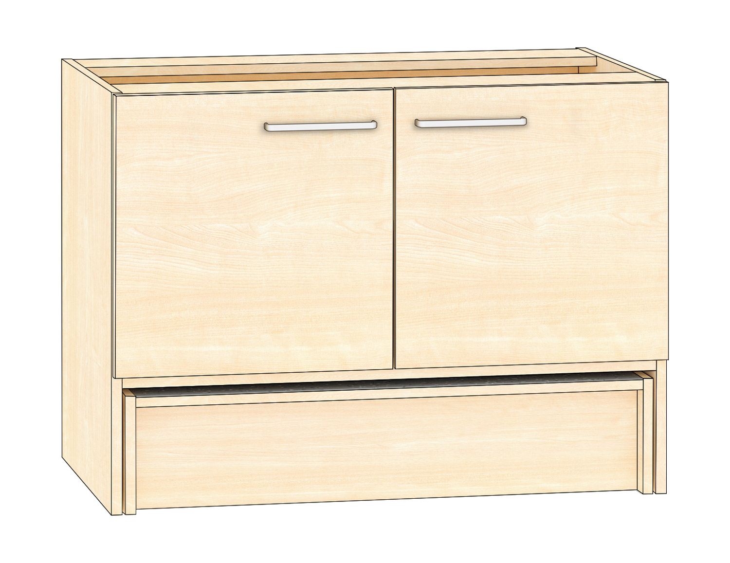 Geschirrschrank Ahorn