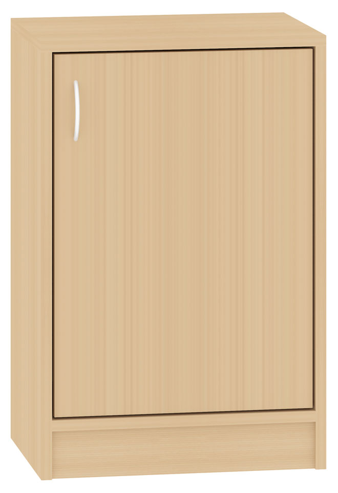 Halbschrank mit Türe, Breite 51 cm Türanschlag rechts