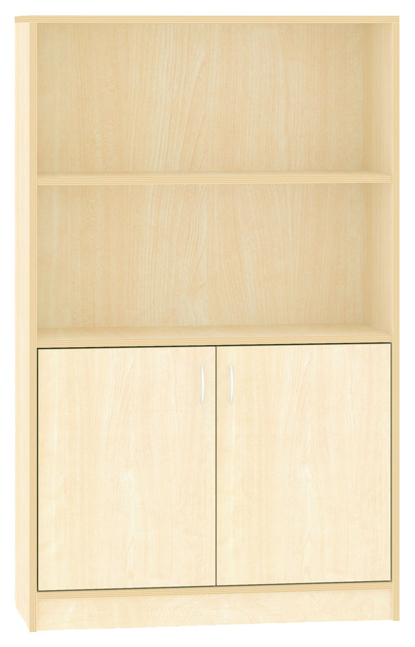 Schrank mit Türen und Regalteil, Breite 100 cm