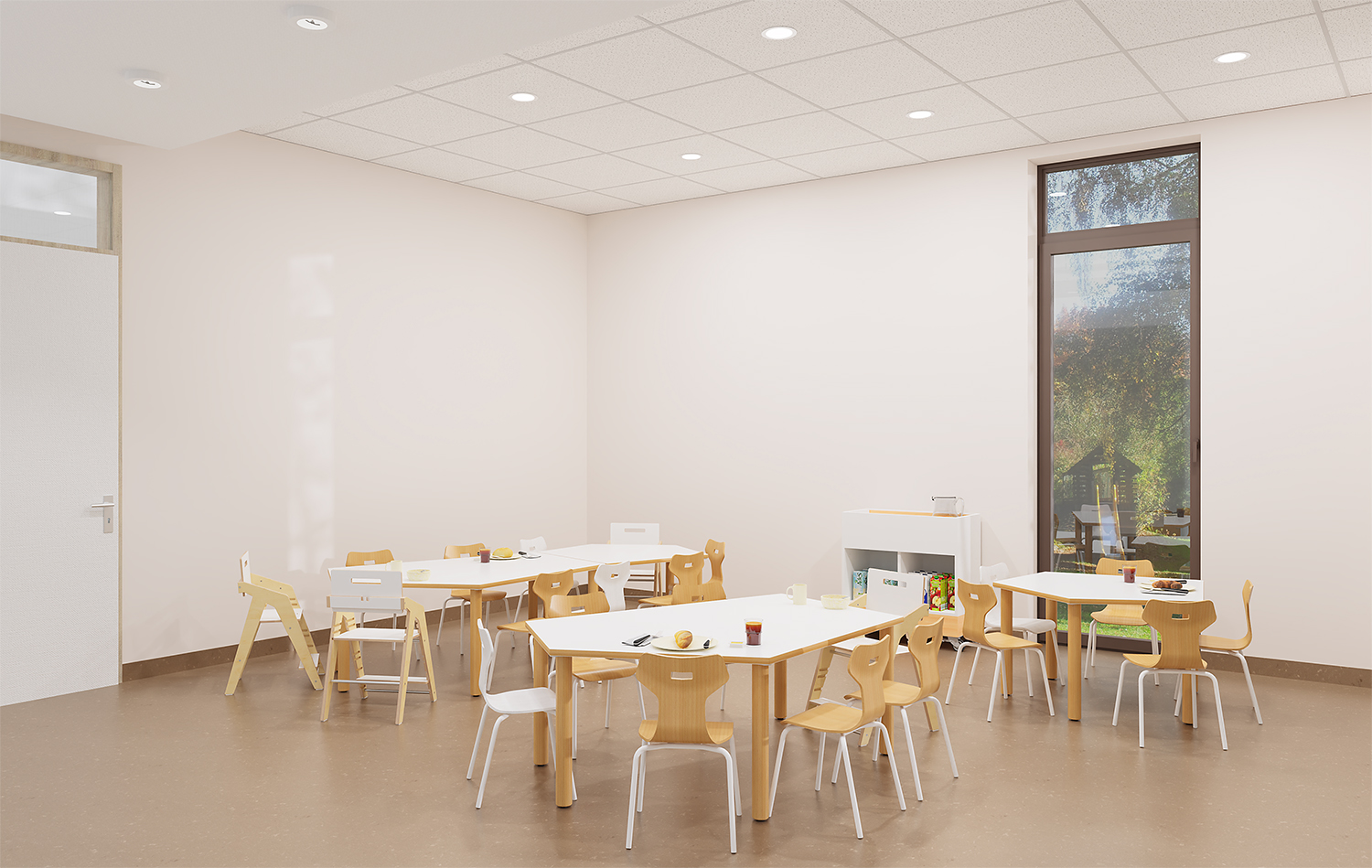 Fünfeck Tischplatte