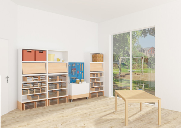 RaumTalente Werkstatt RaumTalente Einrichtungsbeispiel WerkstattKiga