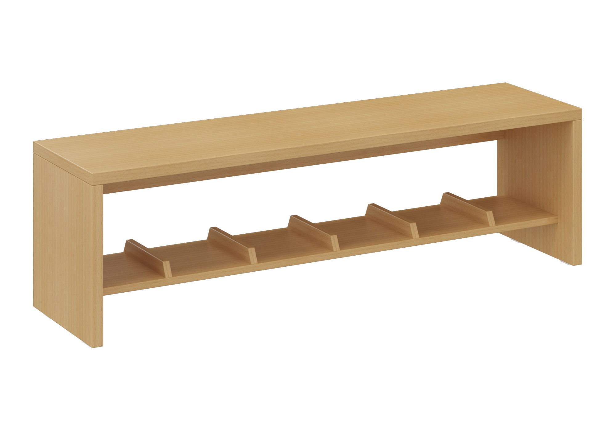 hej Garderobenbank R mit Ablage Größe 3, Breite 119,6 cm