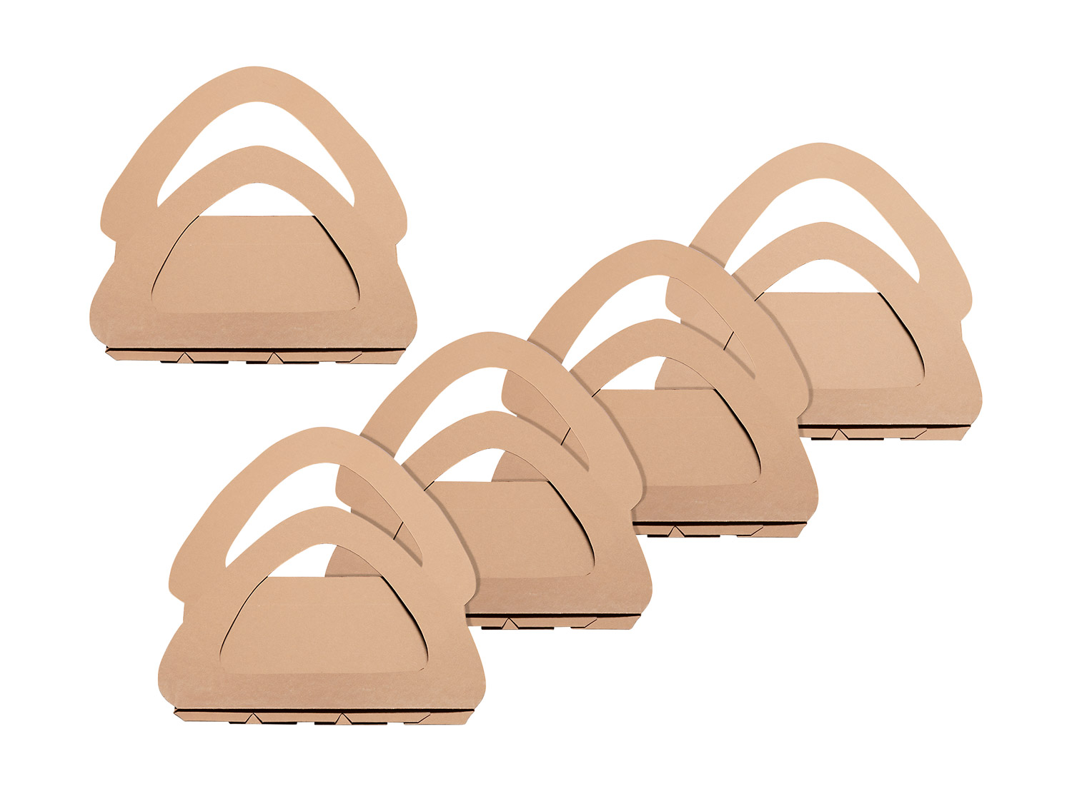 Laternenrohlinge Triangel braun Laternenrohlinge Triangel braun