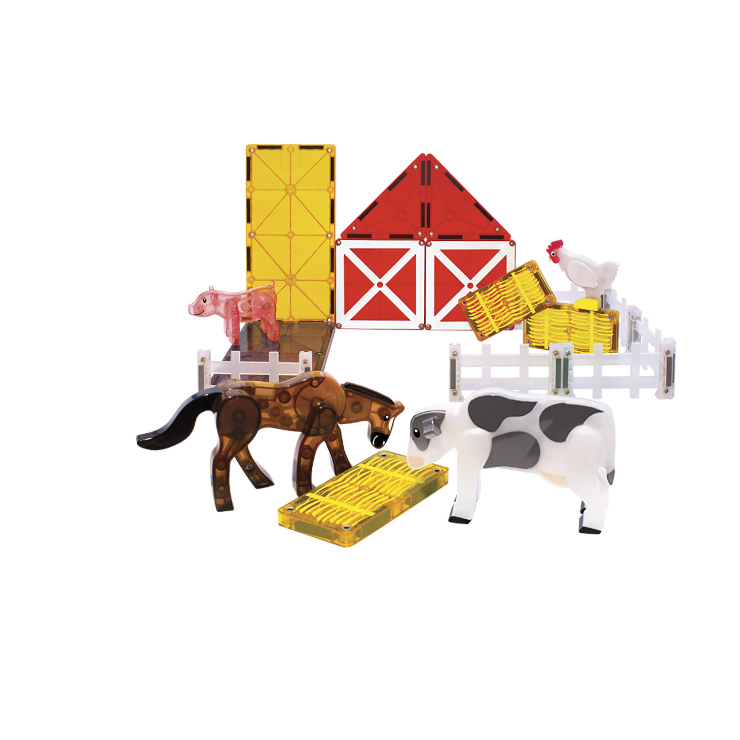 MAGNA-TILES® Bauernhof Tiere