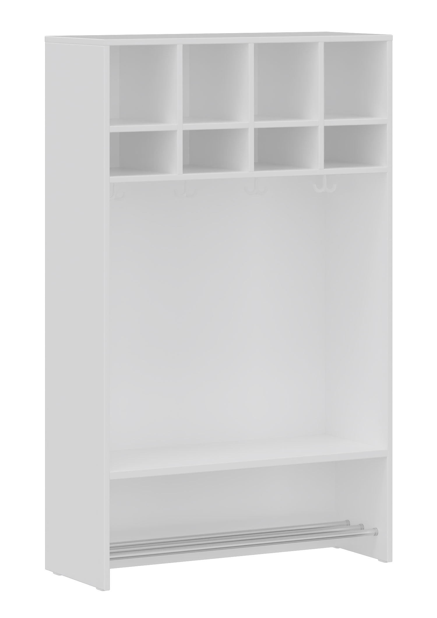 hej Regalgarderobe A mit 22,6 cm Fachbreite Größe 3, 4 Schrankfächer