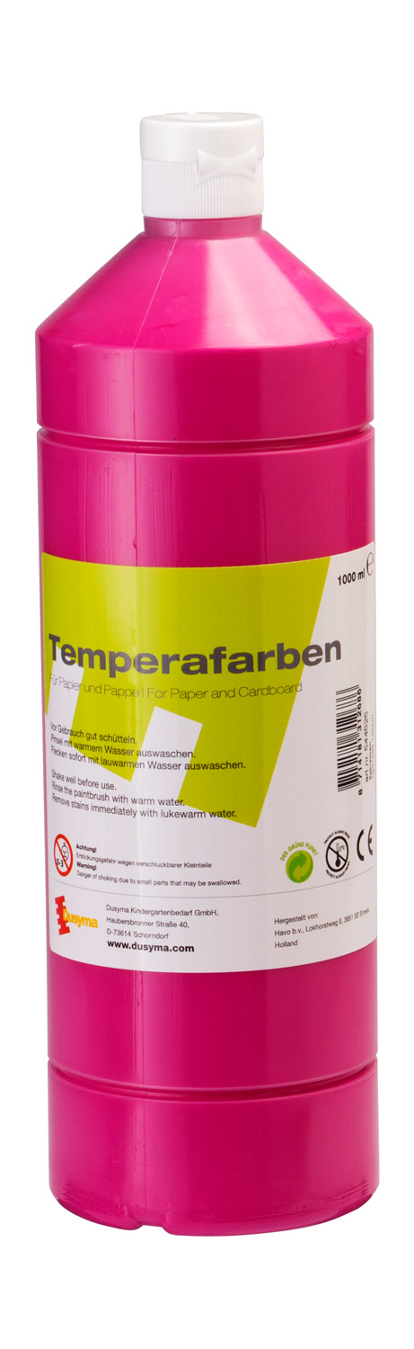Temperafarbe pink