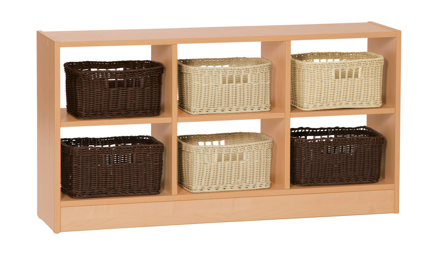 Körbe aus Geflecht Materialkorb, schoko