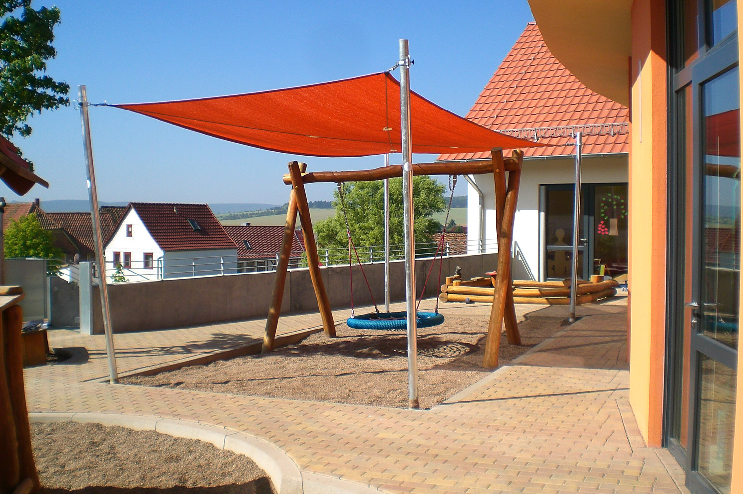 Sonnenschutz 5 x 4 m orange